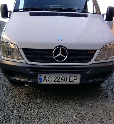 Білий Мерседес Sprinter, об'ємом двигуна 2.2 л та пробігом 523 тис. км за 9800 $, фото 1 на Automoto.ua