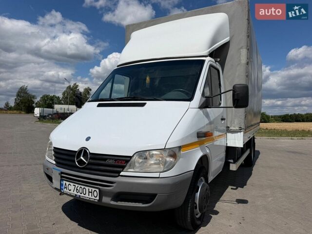 Белый Мерседес Sprinter, объемом двигателя 2.7 л и пробегом 316 тыс. км за 16500 $, фото 1 на Automoto.ua