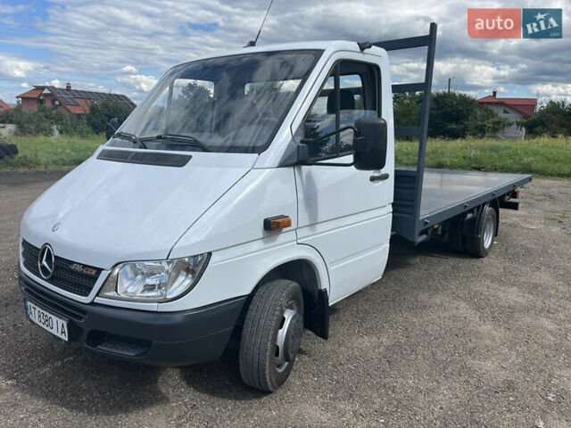 Белый Мерседес Sprinter, объемом двигателя 2.7 л и пробегом 147 тыс. км за 17800 $, фото 1 на Automoto.ua