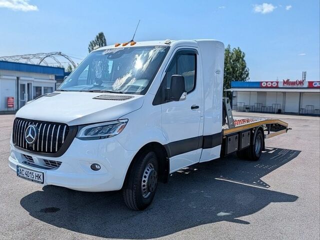 Белый Мерседес Sprinter, объемом двигателя 2.99 л и пробегом 76 тыс. км за 49500 $, фото 1 на Automoto.ua