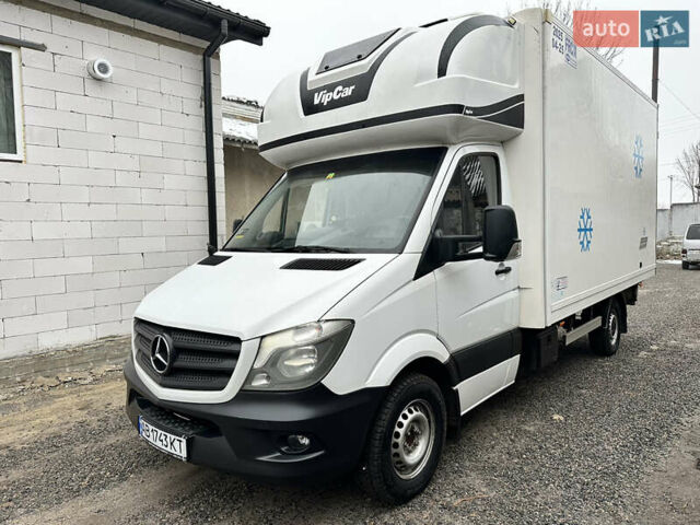 Белый Мерседес Sprinter, объемом двигателя 2.2 л и пробегом 214 тыс. км за 21900 $, фото 1 на Automoto.ua