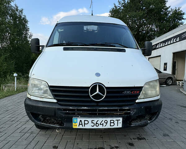 Мерседес Sprinter 2002 в Запорожье на Automoto.ua Белый Мерседес Sprinter, объемом двигателя 2.7 л и пробегом 473 тыс. км за 11300 $, фото 1 на Automoto.ua