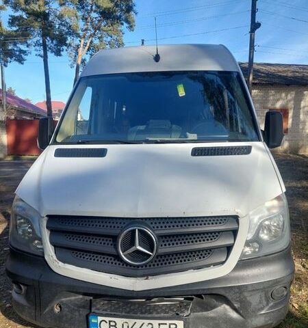 Белый Мерседес Sprinter, объемом двигателя 2.69 л и пробегом 645 тыс. км за 19300 $, фото 1 на Automoto.ua