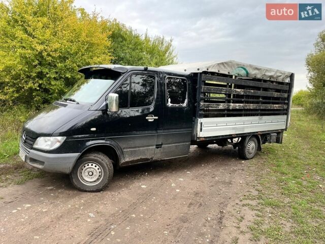 Черный Мерседес Sprinter, объемом двигателя 2.69 л и пробегом 6 тыс. км за 13000 $, фото 1 на Automoto.ua