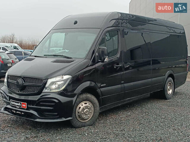 Черный Мерседес Sprinter, объемом двигателя 3 л и пробегом 218 тыс. км за 35790 $, фото 1 на Automoto.ua