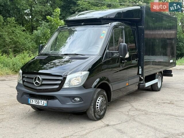 Черный Мерседес Sprinter, объемом двигателя 2.2 л и пробегом 267 тыс. км за 28500 $, фото 1 на Automoto.ua