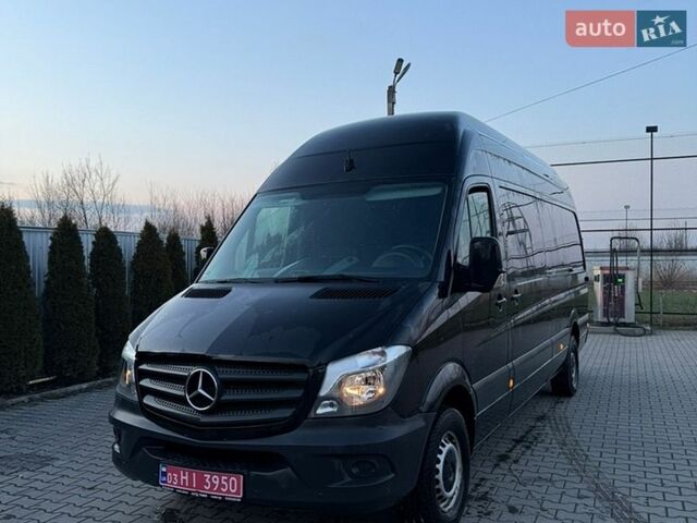Черный Мерседес Sprinter, объемом двигателя 2.2 л и пробегом 450 тыс. км за 19700 $, фото 1 на Automoto.ua