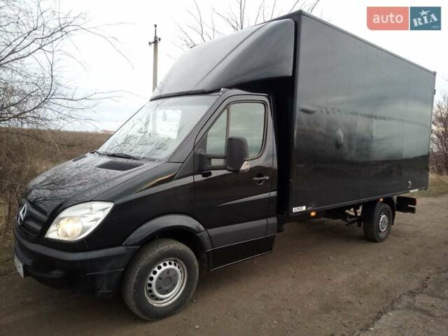Черный Мерседес Sprinter, объемом двигателя 2.2 л и пробегом 449 тыс. км за 14200 $, фото 1 на Automoto.ua