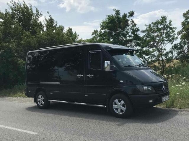 Чорний Мерседес Sprinter, об'ємом двигуна 2 л та пробігом 387 тис. км за 13350 $, фото 1 на Automoto.ua