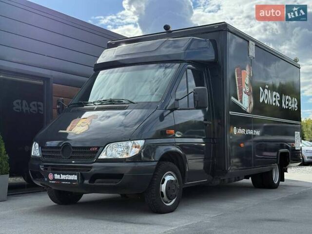 Черный Мерседес Sprinter, объемом двигателя 2.15 л и пробегом 320 тыс. км за 23000 $, фото 1 на Automoto.ua