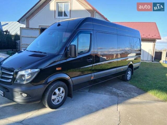 Черный Мерседес Sprinter, объемом двигателя 3 л и пробегом 344 тыс. км за 26850 $, фото 1 на Automoto.ua