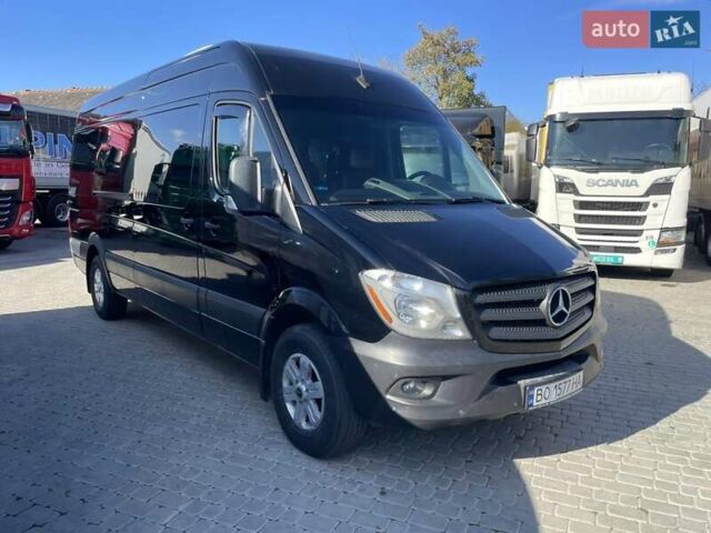 Черный Мерседес Sprinter, объемом двигателя 3 л и пробегом 350 тыс. км за 39900 $, фото 1 на Automoto.ua