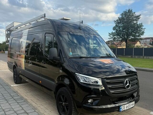 Черный Мерседес Sprinter, объемом двигателя 1.95 л и пробегом 395 тыс. км за 46000 $, фото 1 на Automoto.ua