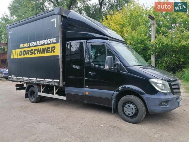 Черный Мерседес Sprinter, объемом двигателя 2.99 л и пробегом 395 тыс. км за 32300 $, фото 1 на Automoto.ua