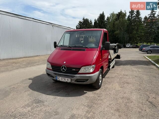 Красный Мерседес Sprinter, объемом двигателя 2.69 л и пробегом 858 тыс. км за 13999 $, фото 1 на Automoto.ua