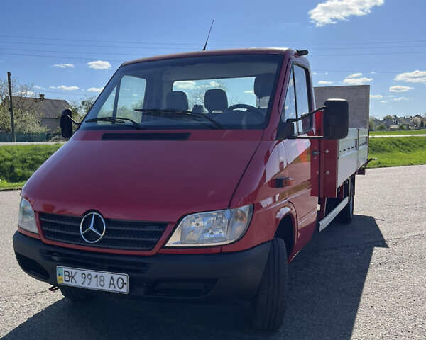 Червоний Мерседес Sprinter, об'ємом двигуна 2.69 л та пробігом 316 тис. км за 19300 $, фото 1 на Automoto.ua