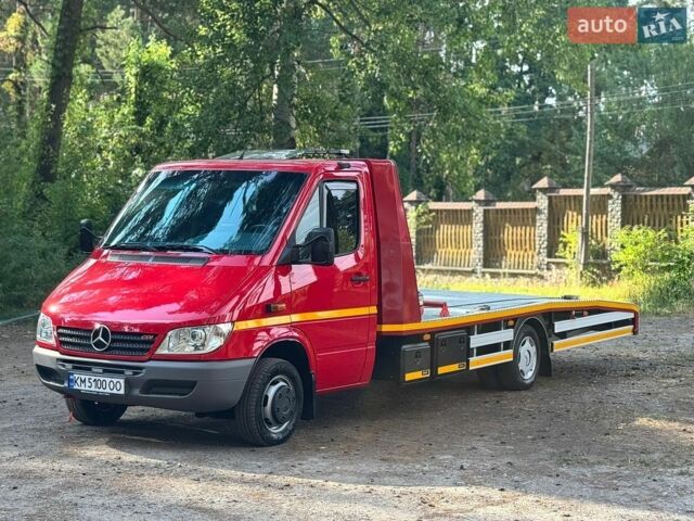 Красный Мерседес Sprinter, объемом двигателя 2.9 л и пробегом 320 тыс. км за 22222 $, фото 1 на Automoto.ua