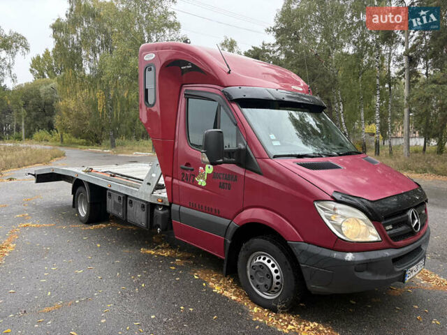 Красный Мерседес Sprinter, объемом двигателя 2.15 л и пробегом 250 тыс. км за 17500 $, фото 1 на Automoto.ua