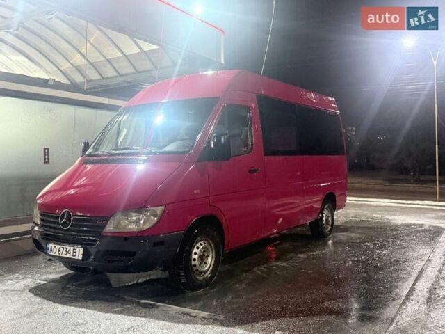 Червоний Мерседес Sprinter, об'ємом двигуна 2.1 л та пробігом 450 тис. км за 5450 $, фото 1 на Automoto.ua