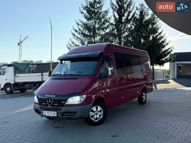 Червоний Мерседес Sprinter, об'ємом двигуна 2.69 л та пробігом 380 тис. км за 9499 $, фото 1 на Automoto.ua