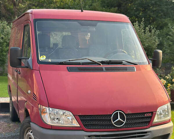 Червоний Мерседес Sprinter, об'ємом двигуна 2.2 л та пробігом 499 тис. км за 4900 $, фото 1 на Automoto.ua