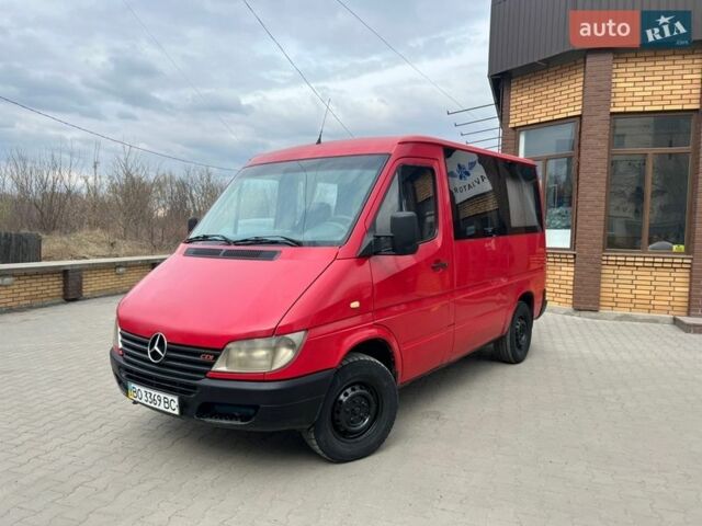 Красный Мерседес Sprinter, объемом двигателя 2.2 л и пробегом 431 тыс. км за 6300 $, фото 1 на Automoto.ua