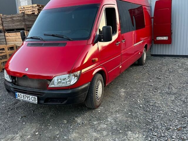 Червоний Мерседес Sprinter, об'ємом двигуна 2.2 л та пробігом 100 тис. км за 5700 $, фото 1 на Automoto.ua