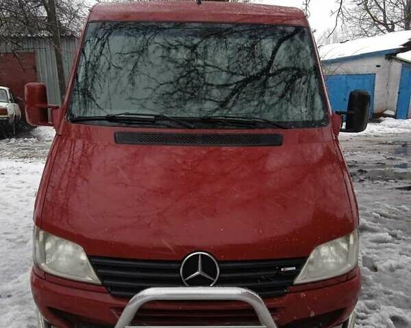 Червоний Мерседес Sprinter, об'ємом двигуна 2.1 л та пробігом 480 тис. км за 5500 $, фото 1 на Automoto.ua