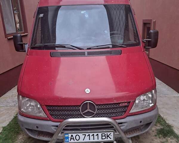 Красный Мерседес Sprinter, объемом двигателя 2.2 л и пробегом 5 тыс. км за 8500 $, фото 1 на Automoto.ua