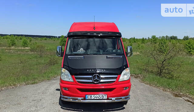 Красный Мерседес Sprinter, объемом двигателя 2.2 л и пробегом 620 тыс. км за 33300 $, фото 1 на Automoto.ua