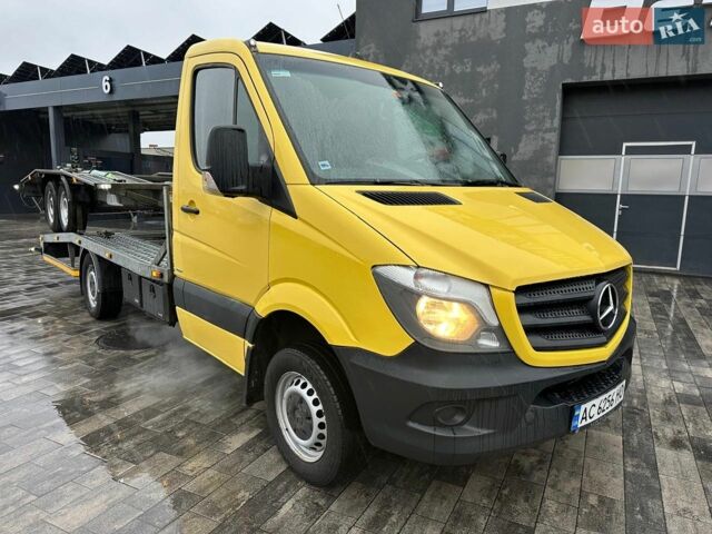 Жовтий Мерседес Sprinter, об'ємом двигуна 2.14 л та пробігом 425 тис. км за 18990 $, фото 1 на Automoto.ua