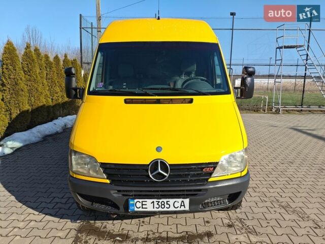 Жовтий Мерседес Sprinter, об'ємом двигуна 2.7 л та пробігом 422 тис. км за 9500 $, фото 1 на Automoto.ua