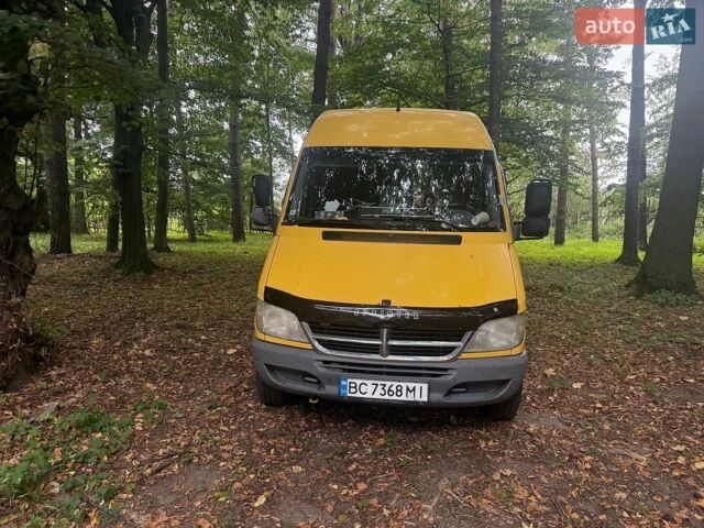 Жовтий Мерседес Sprinter, об'ємом двигуна 2.7 л та пробігом 368 тис. км за 12500 $, фото 1 на Automoto.ua