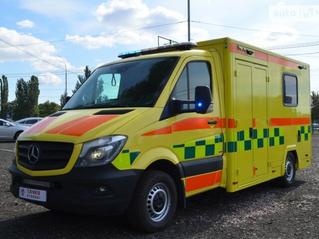 Жовтий Мерседес Sprinter, об'ємом двигуна 3 л та пробігом 170 тис. км за 29000 $, фото 1 на Automoto.ua