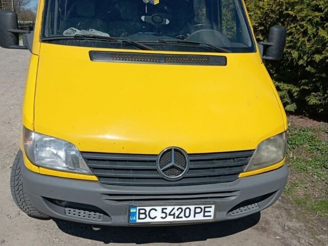 Жовтий Мерседес Sprinter, об'ємом двигуна 2.15 л та пробігом 906 тис. км за 7500 $, фото 1 на Automoto.ua
