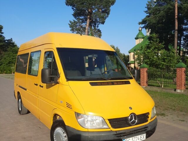 Жовтий Мерседес Sprinter, об'ємом двигуна 2.7 л та пробігом 500 тис. км за 6600 $, фото 1 на Automoto.ua