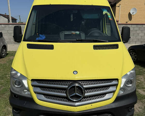 Жовтий Мерседес Sprinter, об'ємом двигуна 3 л та пробігом 666 тис. км за 23500 $, фото 1 на Automoto.ua
