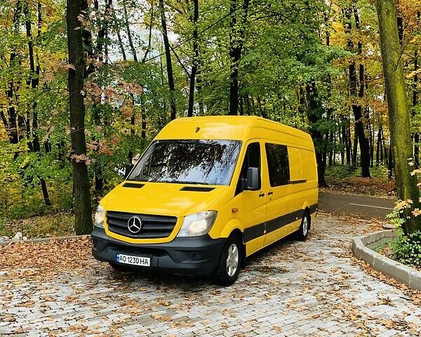 Жовтий Мерседес Sprinter, об'ємом двигуна 2.1 л та пробігом 159 тис. км за 18888 $, фото 1 на Automoto.ua