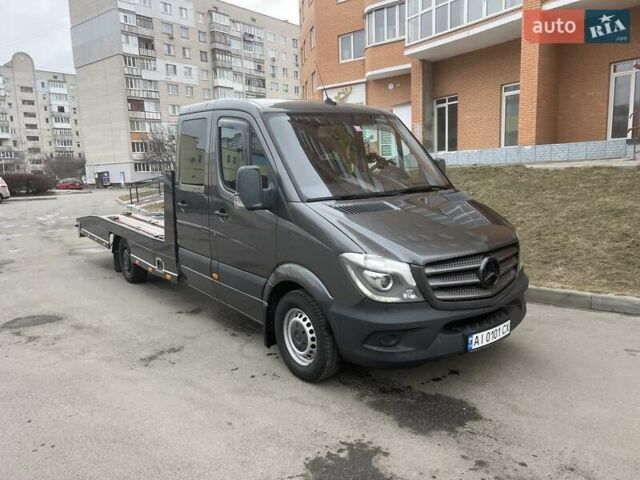 Серый Мерседес Sprinter, объемом двигателя 2.14 л и пробегом 267 тыс. км за 26900 $, фото 1 на Automoto.ua