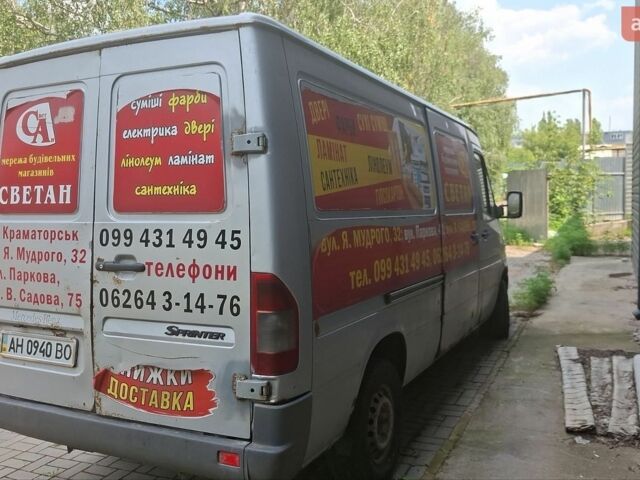 Серый Мерседес Sprinter, объемом двигателя 2.2 л и пробегом 420 тыс. км за 7499 $, фото 1 на Automoto.ua
