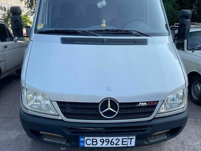 Сірий Мерседес Sprinter, об'ємом двигуна 2.69 л та пробігом 385 тис. км за 14000 $, фото 1 на Automoto.ua