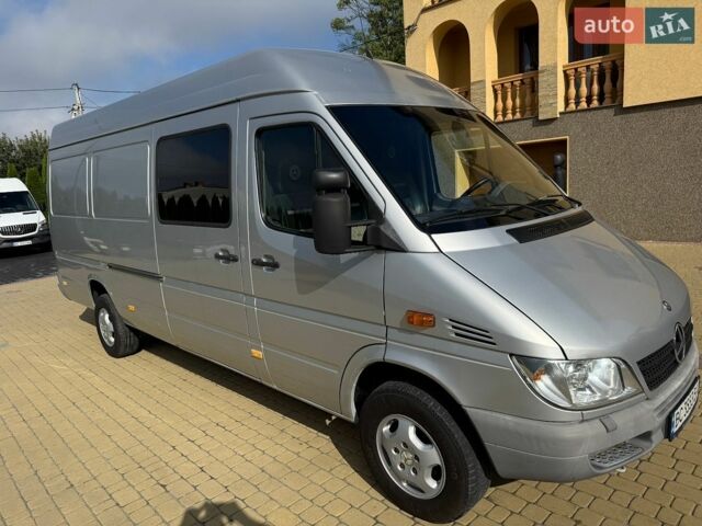 Серый Мерседес Sprinter, объемом двигателя 2.7 л и пробегом 366 тыс. км за 14500 $, фото 1 на Automoto.ua