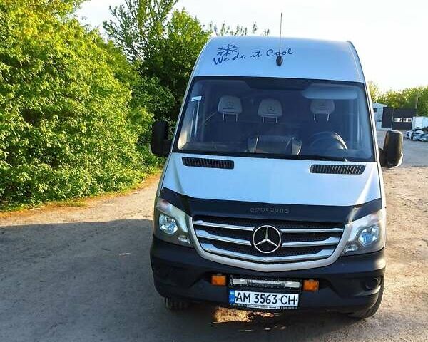 Серый Мерседес Sprinter, объемом двигателя 2.99 л и пробегом 490 тыс. км за 22500 $, фото 1 на Automoto.ua