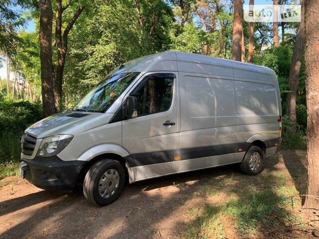 Серый Мерседес Sprinter, объемом двигателя 2.2 л и пробегом 286 тыс. км за 21500 $, фото 1 на Automoto.ua