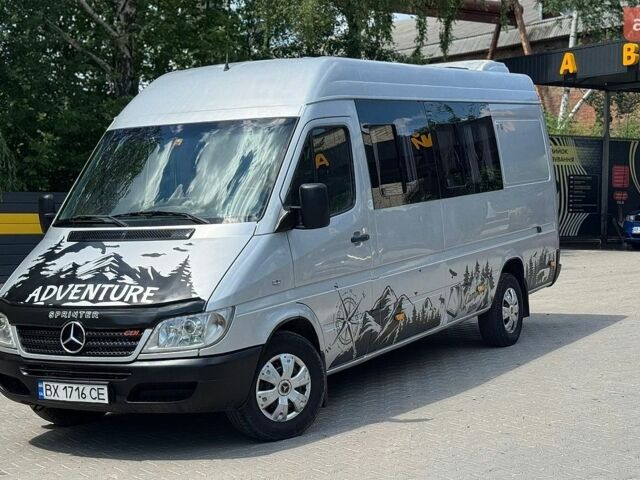 Серый Мерседес Sprinter, объемом двигателя 2.15 л и пробегом 844 тыс. км за 11500 $, фото 1 на Automoto.ua