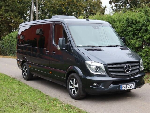 Серый Мерседес Sprinter, объемом двигателя 2.2 л и пробегом 132 тыс. км за 12200 $, фото 1 на Automoto.ua