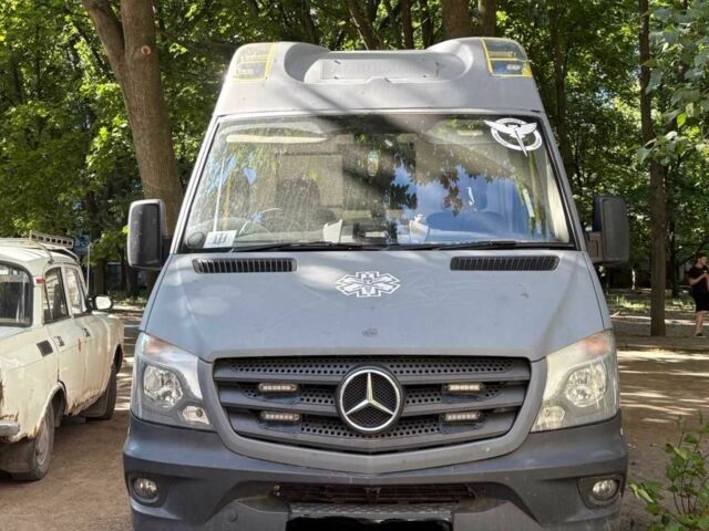 Серый Мерседес Sprinter, объемом двигателя 3 л и пробегом 300 тыс. км за 9000 $, фото 1 на Automoto.ua