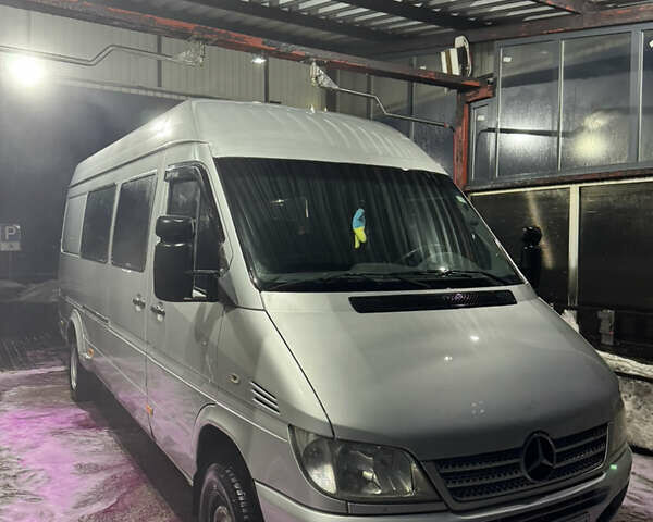 Серый Мерседес Sprinter, объемом двигателя 2.7 л и пробегом 460 тыс. км за 8700 $, фото 1 на Automoto.ua