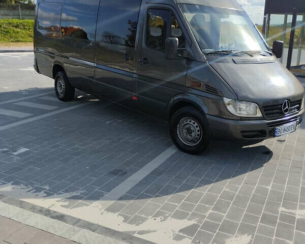 Серый Мерседес Sprinter, объемом двигателя 2.7 л и пробегом 170 тыс. км за 13500 $, фото 1 на Automoto.ua