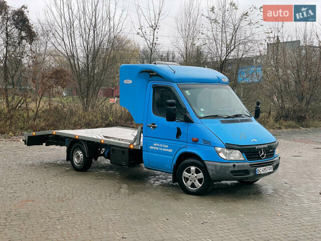 Синий Мерседес Sprinter, объемом двигателя 2.15 л и пробегом 378 тыс. км за 15000 $, фото 1 на Automoto.ua